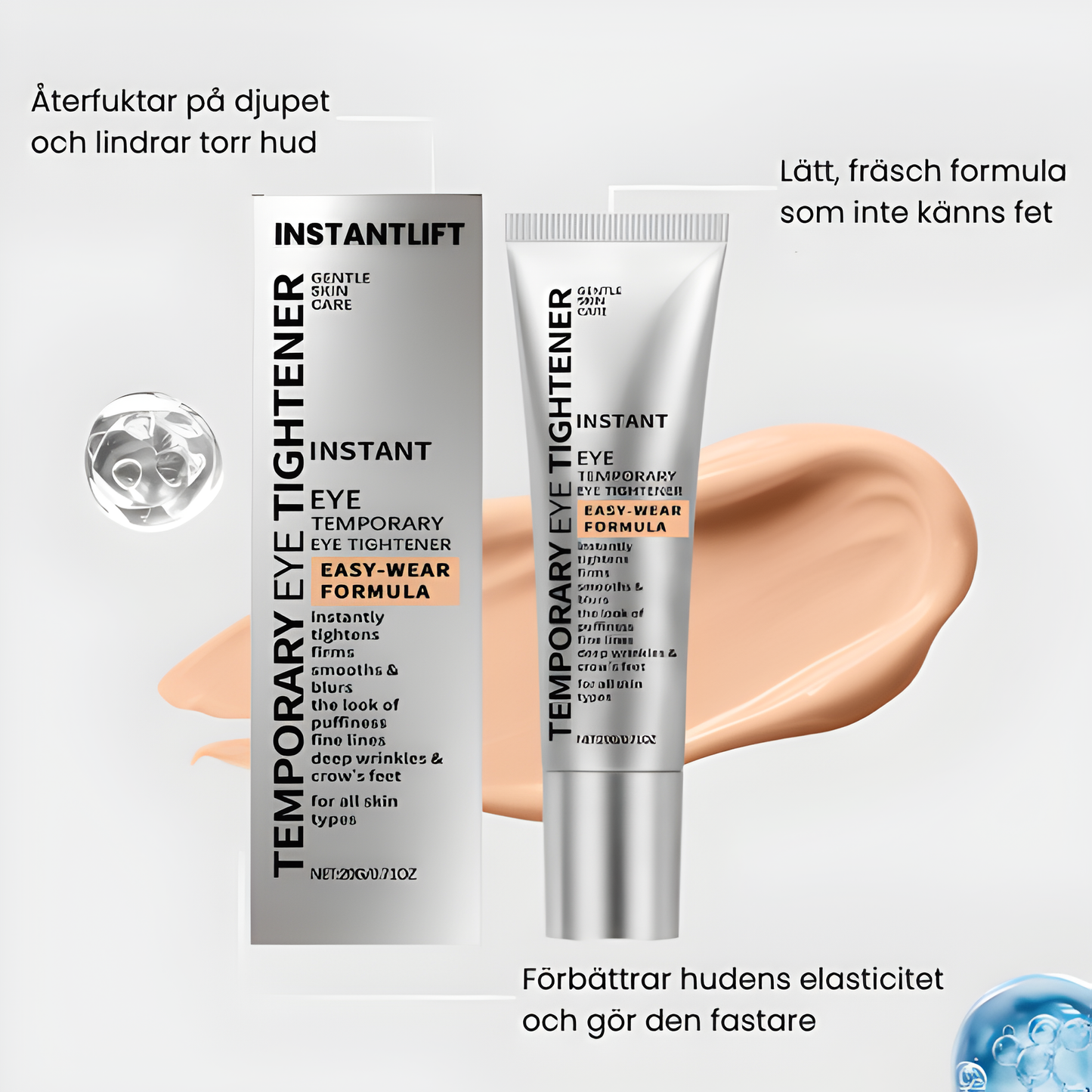 InstantLift™ – Eliminerar ögonpåsar & rynkor!